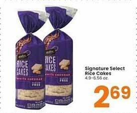 Albertsons Signature select rice cakes offer