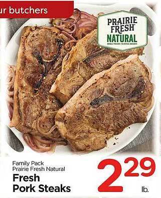 Edwards Food Giant Fresh pork steaks offer