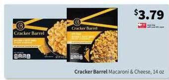 Harris Teeter Cracker barrel macaroni & cheese offer