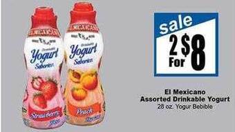 Rancho Markets El mexicano assorted drinkable yogurt offer