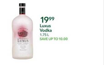 Publix Luxus vodka offer