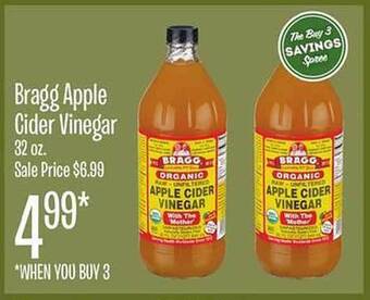Jewel-Osco Bragg apple cider vinegar offer