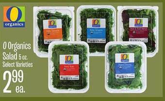 Jewel-Osco O organics salad offer