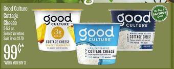 Jewel-Osco Good culture cottage cheese offer