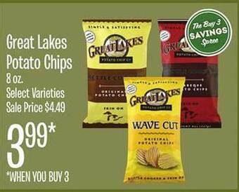 Jewel-Osco Great lakes potato chips offer
