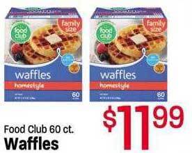 Maceys Food club waffles offer