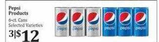 Rosauers Pepsi products offer