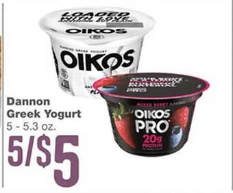 Forest Hills Food Dannon greek yogurt offer