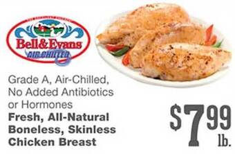 Forest Hills Food Fresh, allnatural boneless, skinless chicken breast offer
