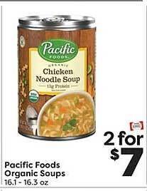 Weis Markets Pacific foods organic soups offer