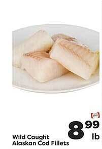 Weis Markets Wild caught alaskan cod fillets offer