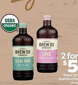 Weis Markets Brew dr kombucha offer