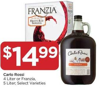 Food 4 Less Carlo rossi offer