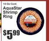Key Food Aquastar shrimp ring offer