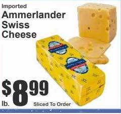 Key Food Ammerlander swiss cheese offer
