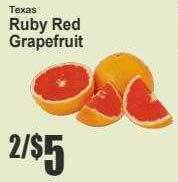 Key Food Ruby red grapefruit offer