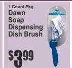 Key Food Dawn soap dispensing dish brush offer