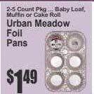 Key Food Urban meadow foil pans offer