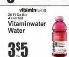 Key Food Vitaminwater water offer