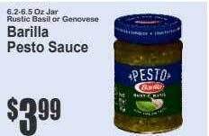 Key Food Barilla pesto sauce offer