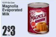 Key Food Magnolia evaporated milk offer