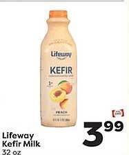 Weis Markets Lifeway kefir milk offer