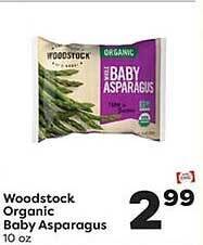 Weis Markets Woodstock organic baby asparagus offer