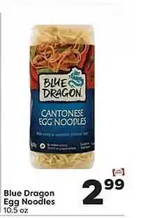 Weis Markets Blue dragon egg noodles offer