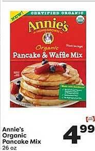 Weis Markets Annie's organic pancake mix offer