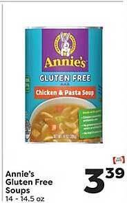 Weis Markets Annie's gluten free soups offer