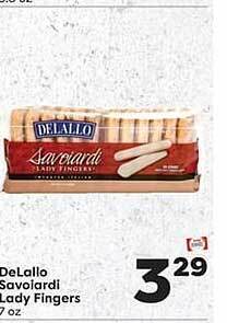 Weis Markets Delallo savoiardi lady fingers offer