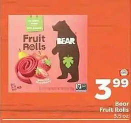 Weis Markets Bear fruit rolls offer