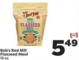 Weis Markets Bob's red mill flaxseed meal offer