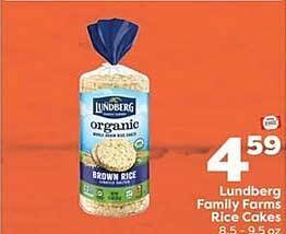 Weis Markets Lundberg family farms rice cakes offer