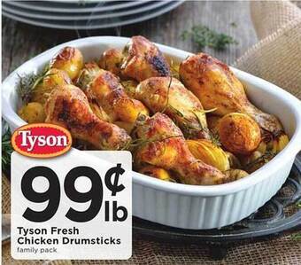SHOPPERS Tyson fresh chicken drumsticks offer