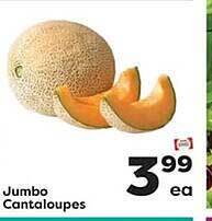 Weis Markets Jumbo cantaloupes offer