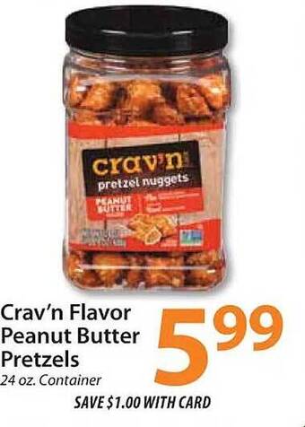 ACME Crav'n flavor peanut butter pretzels offer