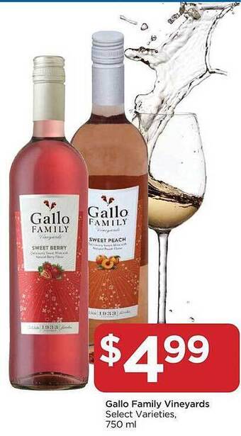 Food 4 Less Gallo family vineyards offer