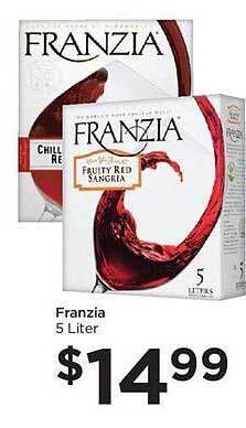 Food 4 Less Franzia offer