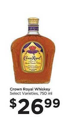 Food 4 Less Crown royal whiskey offer