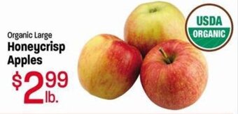 Maceys Organic Large Honeycrisp Apples offer
