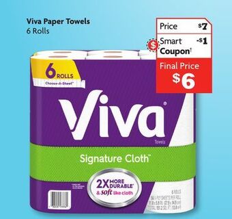Family Dollar Viva paper towels offer
