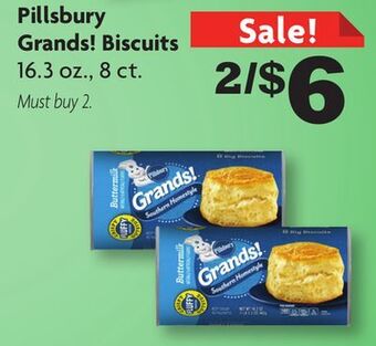 Family Dollar Pillsbury grands! biscuits offer