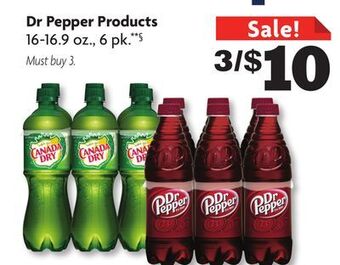 Family Dollar Dr pepper products offer