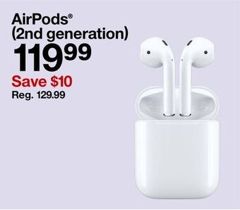 Target Airpods® (2nd generation) offer
