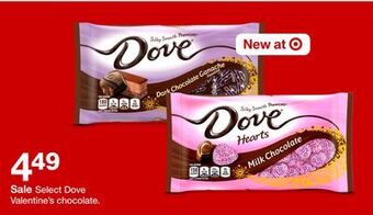 Target Select dove valentine's chocolate offer