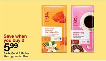 Target Good & gather 12-oz. ground coffee offer