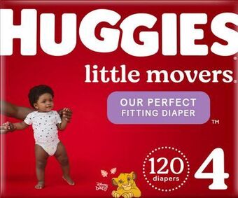 Target Huggies little movers 120-ct. diapers offer