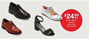 JC Penney Kids' dress shoes offer