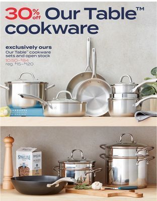 Bed Bath & Beyond Our table™ 10-piece stainless steel cookware set offer